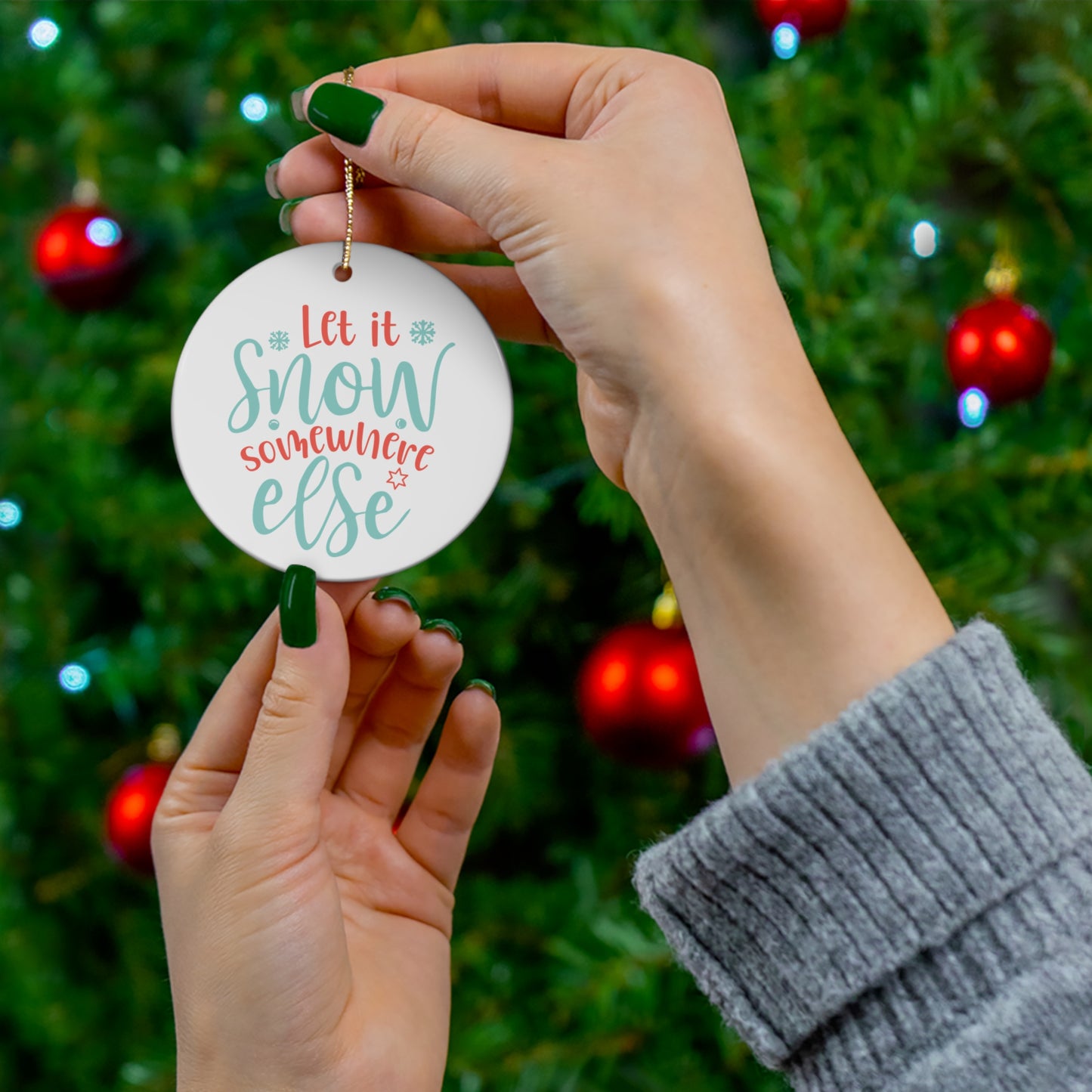 Let it Snow Ornament