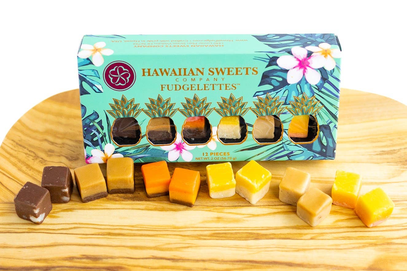 12 piece Fudgelette™ Variety Box - Hawaii Flavors