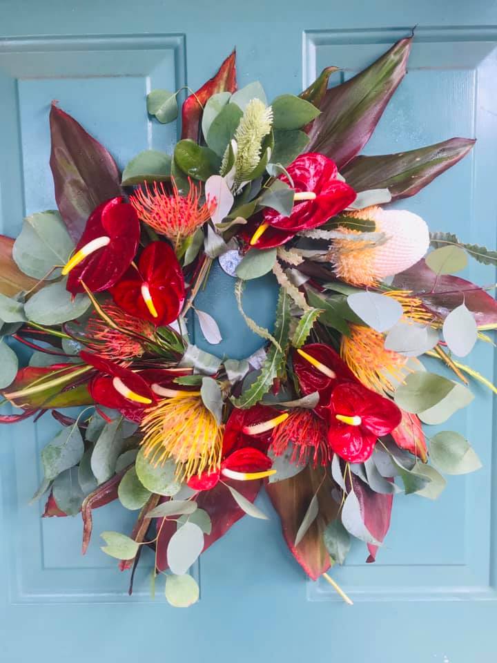 Two Hearts Beat As One Wreath