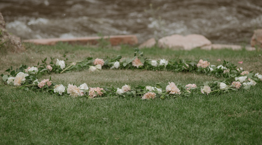 Ceremony Floral Ground Circle